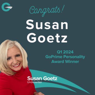 Image congratulating Susan on winning