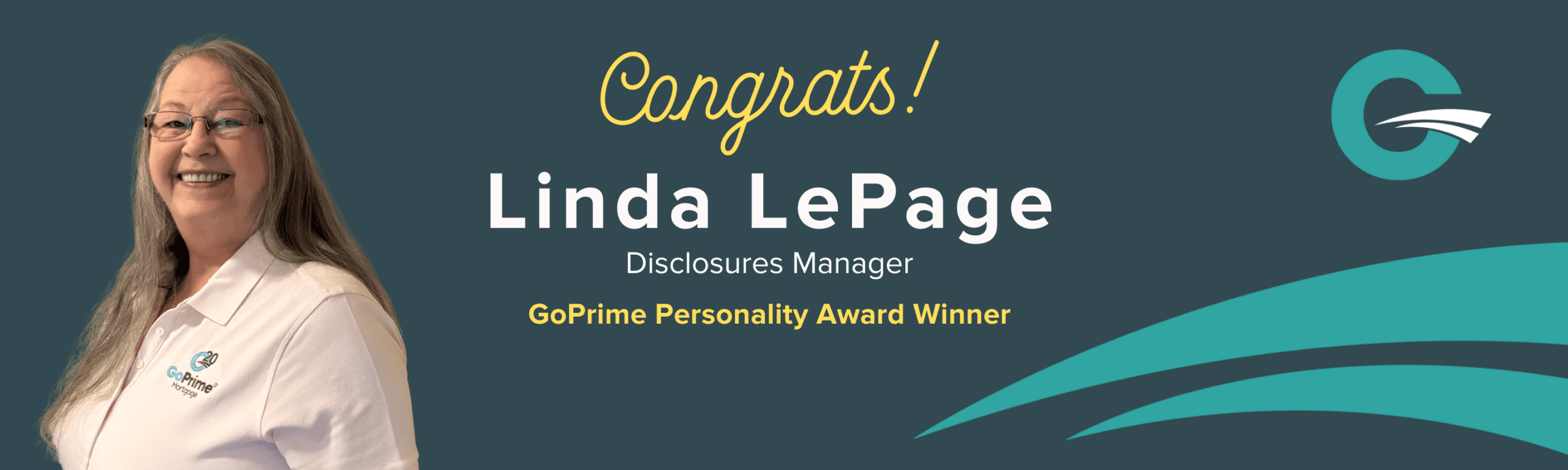 Linda LePage wins quarterly GoPrime Personality award